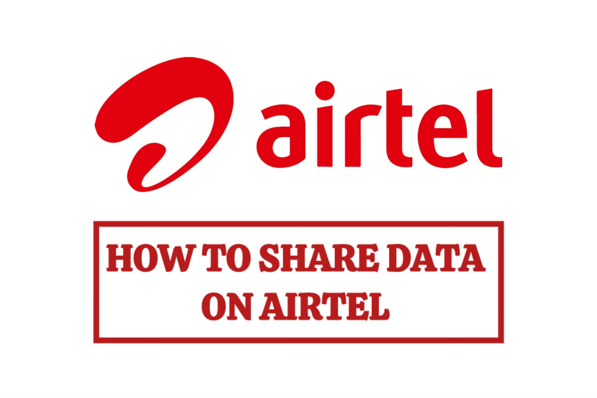 How To Share Data On Airtel